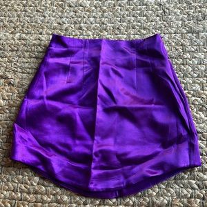 Zara | Purple Mini Skirt